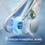 Wearable Neck Fan, bladeless, rechargeable