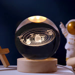 3D-Engraved Crystal Sphere - AstralGlow