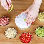 Manual vegetable chopper