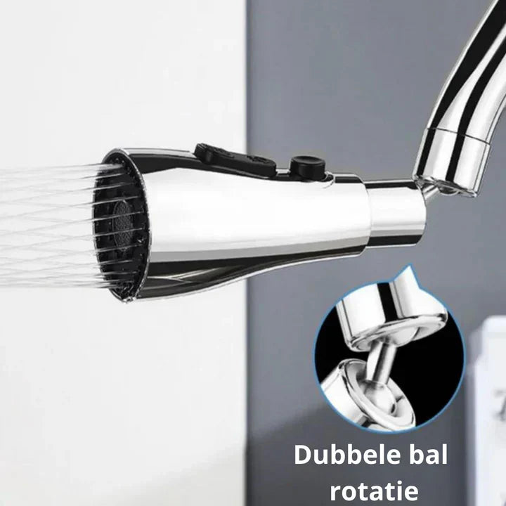 FlexiSpray 360° | Vielseitiger Küchenwasserhahn mit zwei Strahlarten