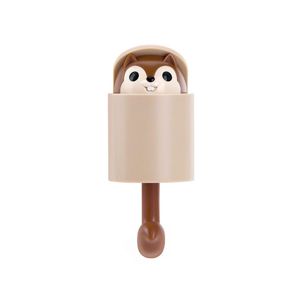 Cute decorative hook in the shape of a squirrel