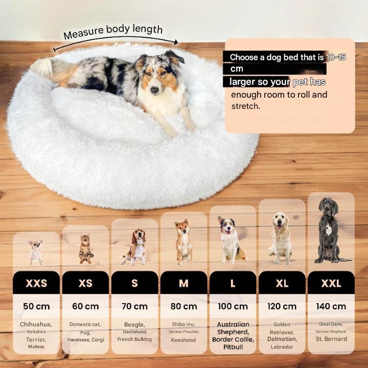 FluffyNest Comfort Dog Bed – Orthopedic Plush Sleeping Pillow for Dogs