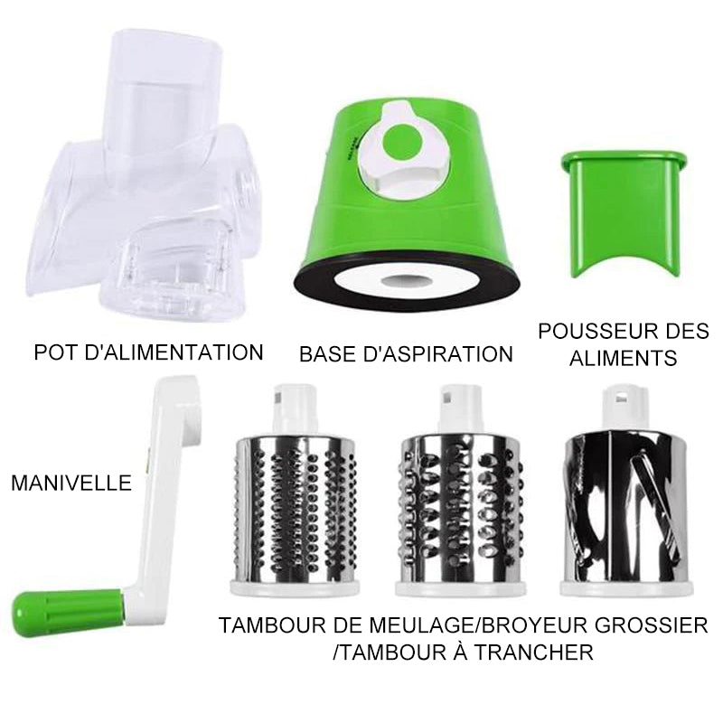 Multifunctional Vegetable Slicer with 3 Blades