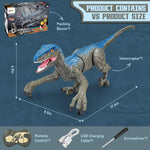Remote Control Dinosaur Toy with Lights and Sounds
