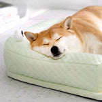 Breathable Cooling Pet Bed with Neck Support, Washable