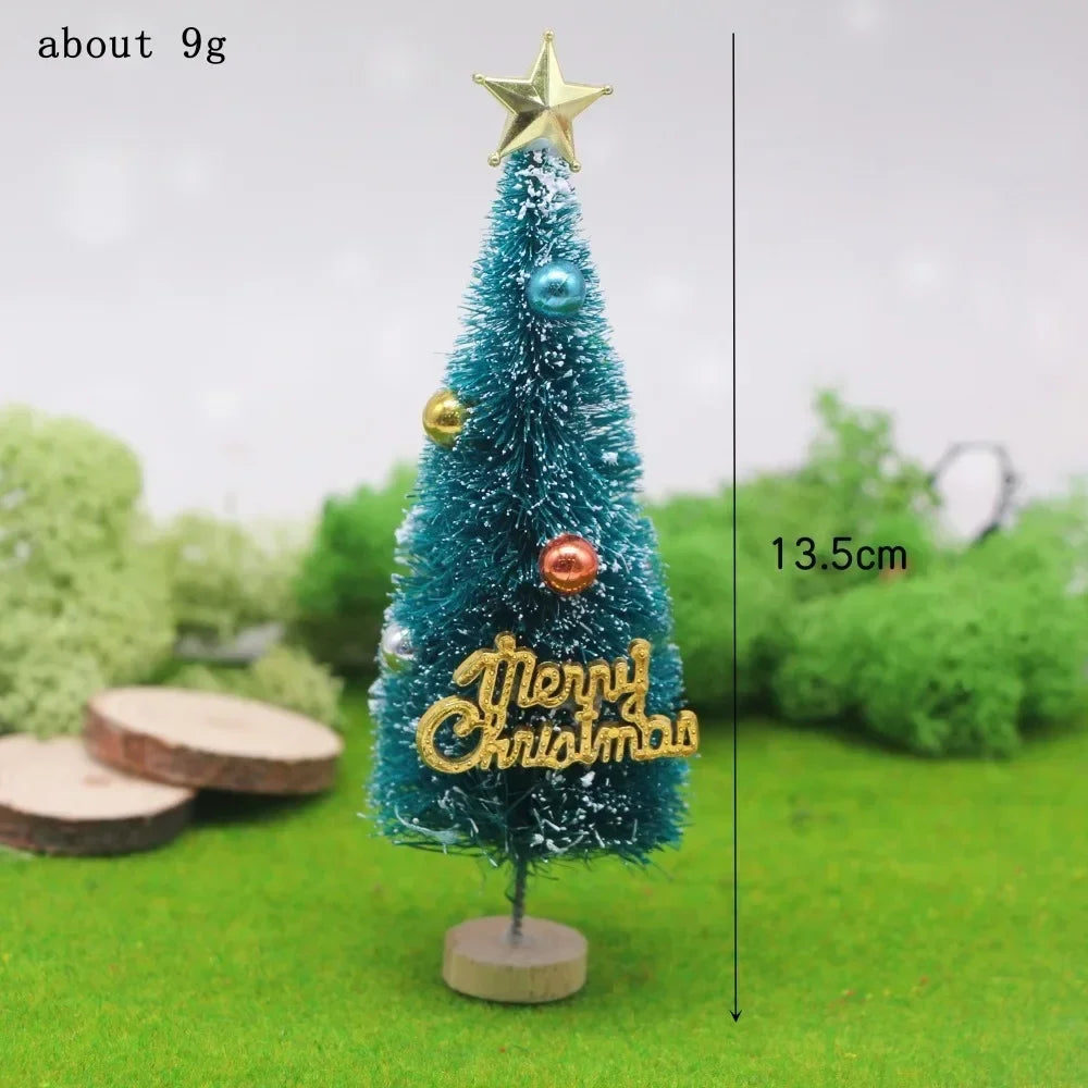 Festlicher Miniaturbaum | Handgearbeitet aus Zeder und Kiefer | Tischdekoration & Weihnachtsfigur 4,5–13 cm
