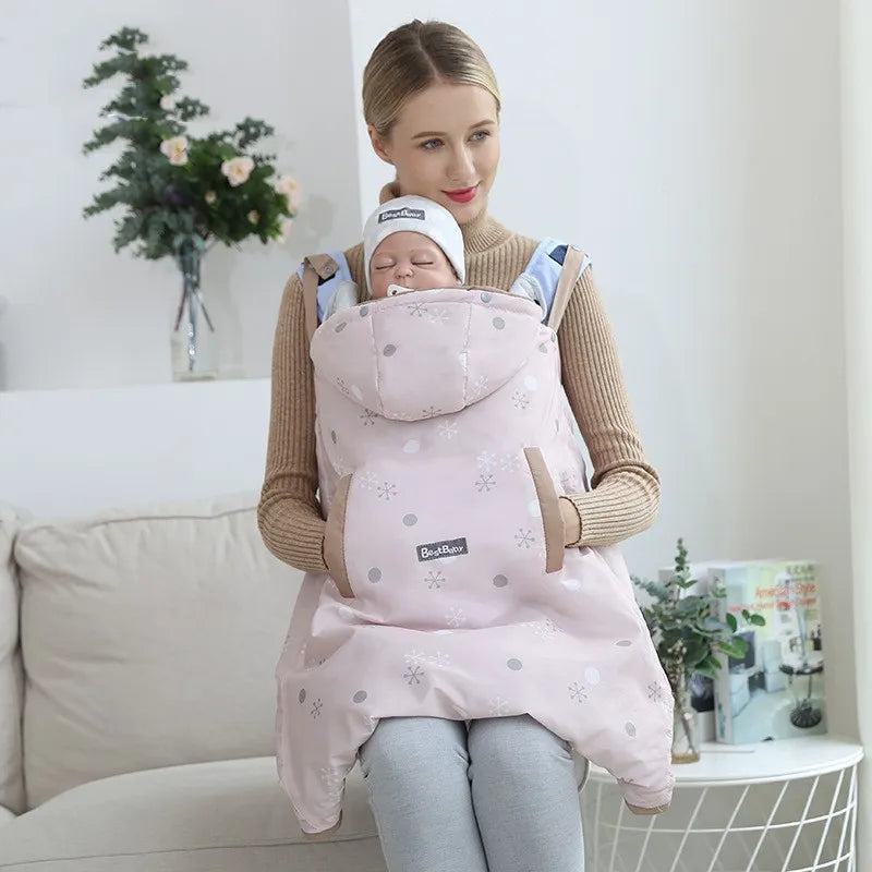 Warming Baby Carrier Cover – Wind and Weather Protection in Winter