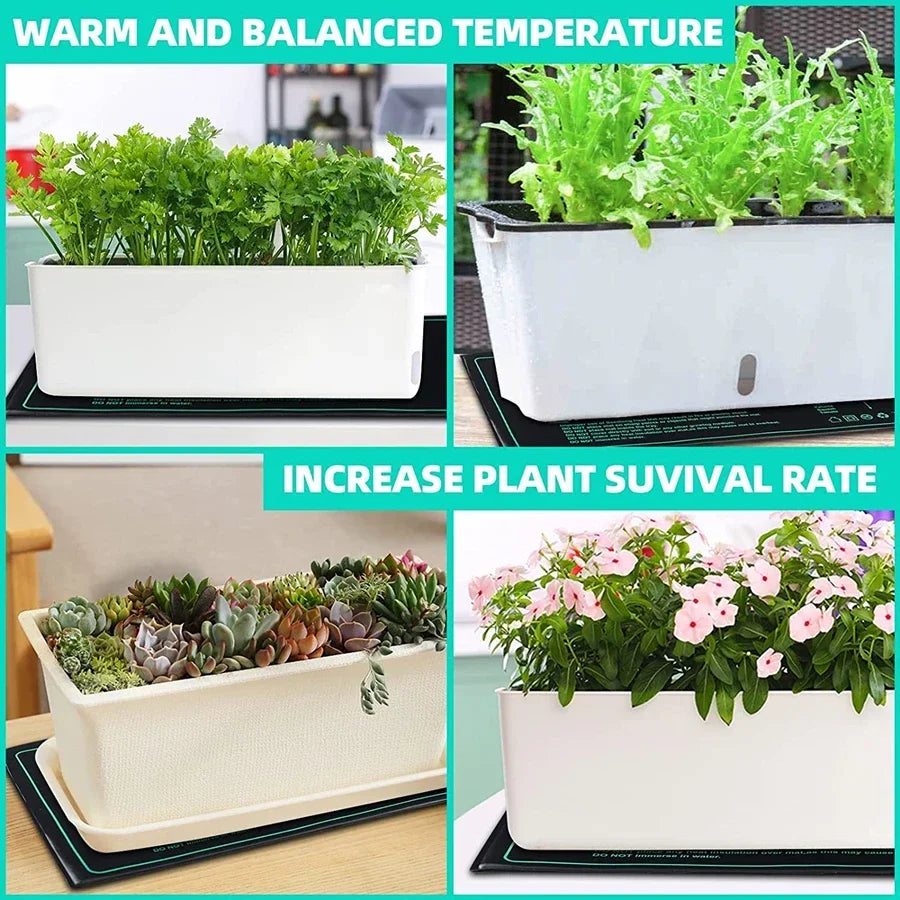ThermoGrow Heizmatte für Jungpflanzen | 220V EU-Stecker | 4 Größen