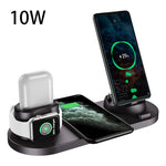 Multifunctional 6-in-1 Charger for iPhone and Smartwatch