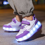 Lichtzauber Rollschuhe – Stylische Sneakers für Kinder