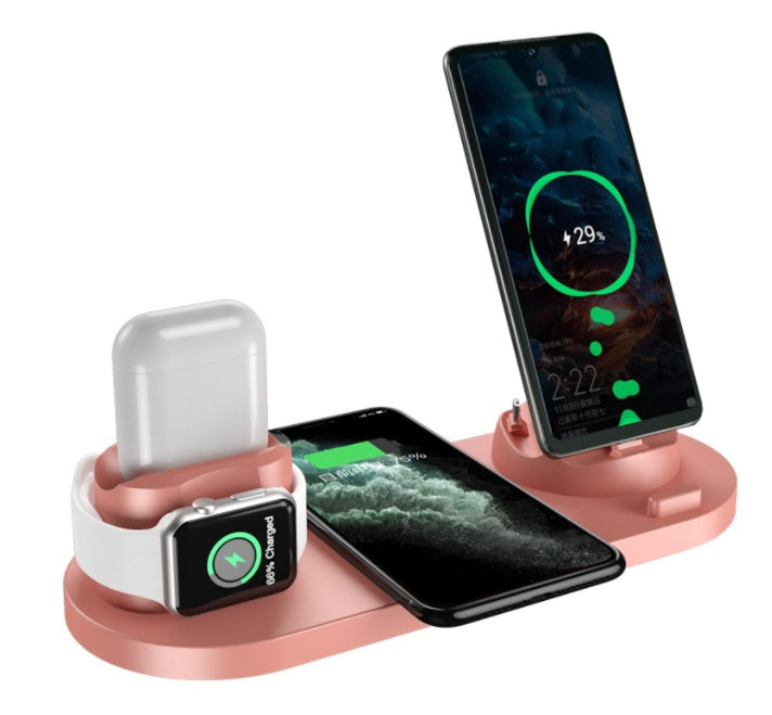 Multifunctional 6-in-1 Charger for iPhone and Smartwatch