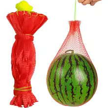 FruchtSicher Netz 100er-Pack | Robustes Supportnetz | 30 cm | Ideal für Melonen & Kürbisse