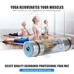 Komfortable Trainingsmatte für Yoga und Fitness | 180 × 50 × 0,6 cm