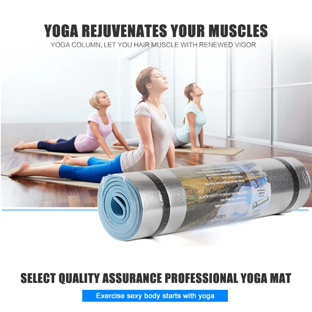Komfortable Trainingsmatte für Yoga und Fitness | 180 × 50 × 0,6 cm