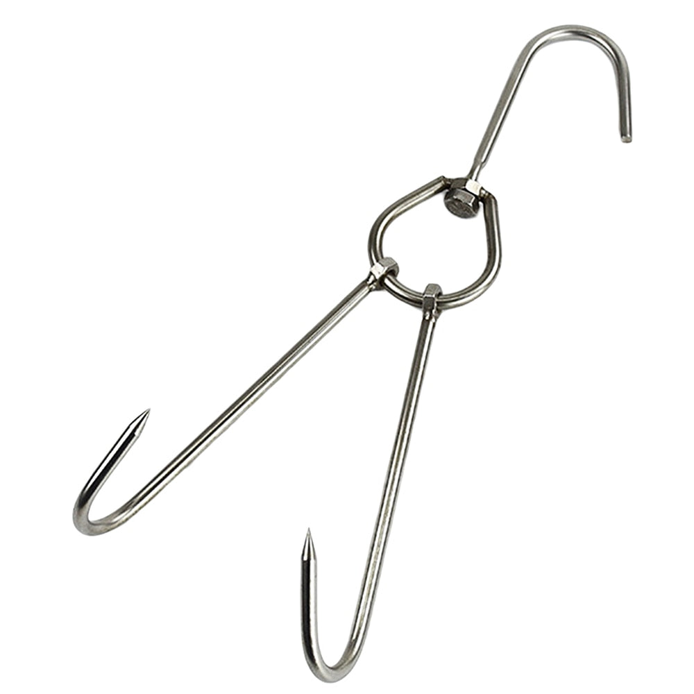 6er Set Edelstahl Grillhaken für perfekte BBQ-Momente
