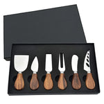 6-Piece Stainless Steel Cheese Knives Set for Charcuterie Boards and Cutlery