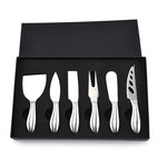 6-Piece Stainless Steel Cheese Knives Set for Charcuterie Boards and Cutlery