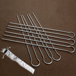 6er Set Edelstahl Grillspieße mit Tasche | GrillGuru