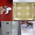 Bright LED Hinge Cabinet Light (10 pcs) | LuminaFix