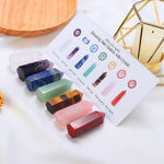 Set aus 7 Heilsteinen in eleganter Geschenkverpackung