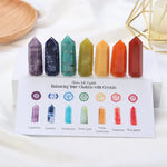 Geschenkset mit 7 Chakra Steinen