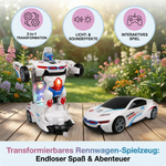 Toy car with transformable design for children