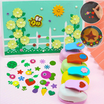 Paper punches with 15 unique designs made of durable plastic