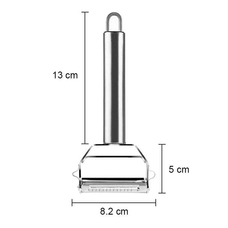 Stainless Steel Vegetable Peeler with Julienne Function – DuoSchaf