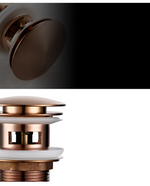 Eleganter Waschbeckenabfluss in Roségold – Hochwertiges Design