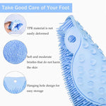Non-slip foot scrubber mat with suction cups – For relaxed feet