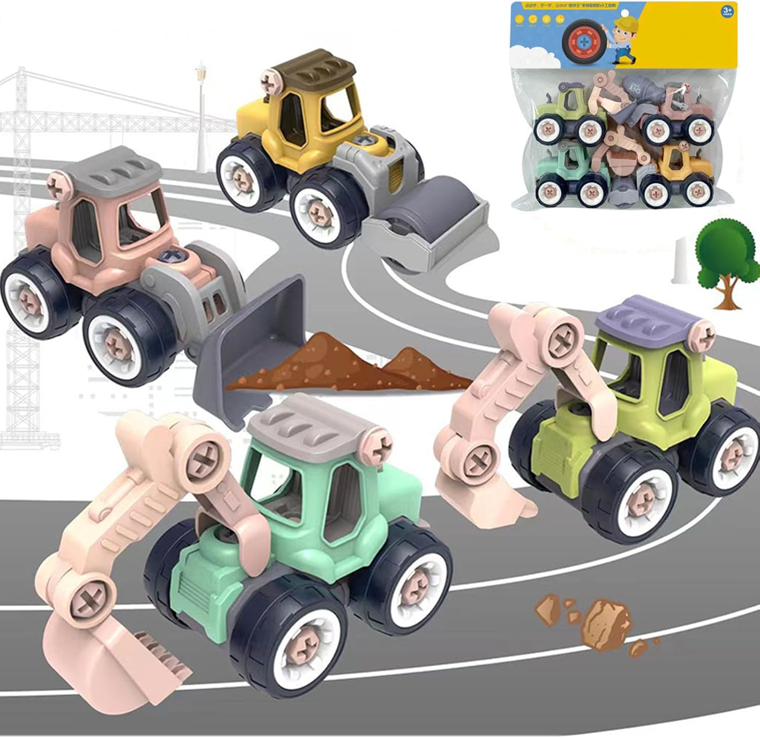 Construction Vehicle Kit – Set for creative hours of play