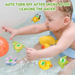 Sicheres Babybadthermometer mit Farbdisplay und Warnsystem