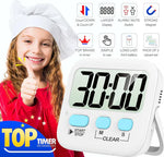 Practical Kitchen Timer with Large Display – Set of 2