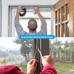 Selbstklebende Dichtungsbürste für Türen und Fenster