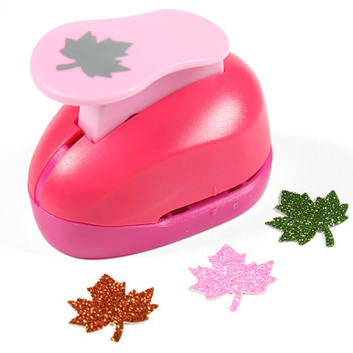 Paper punches with 15 unique designs made of durable plastic