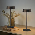 Kabellose Solar-Tischlampe mit Dimmer und 3 Lichtfarben