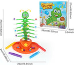 Skill game with dancing caterpillar