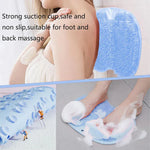 Non-slip foot scrubber mat with suction cups – For relaxed feet
