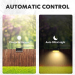 Solar-Powered Outdoor Lights with Motion Sensor – Set of 4