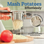 High-Quality Stainless Steel Potato Masher – For Perfect Purées