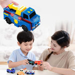 Creative toy cars with two sides for imaginative play
