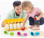 Learning Toy Set with Colorful Eggs for Kids