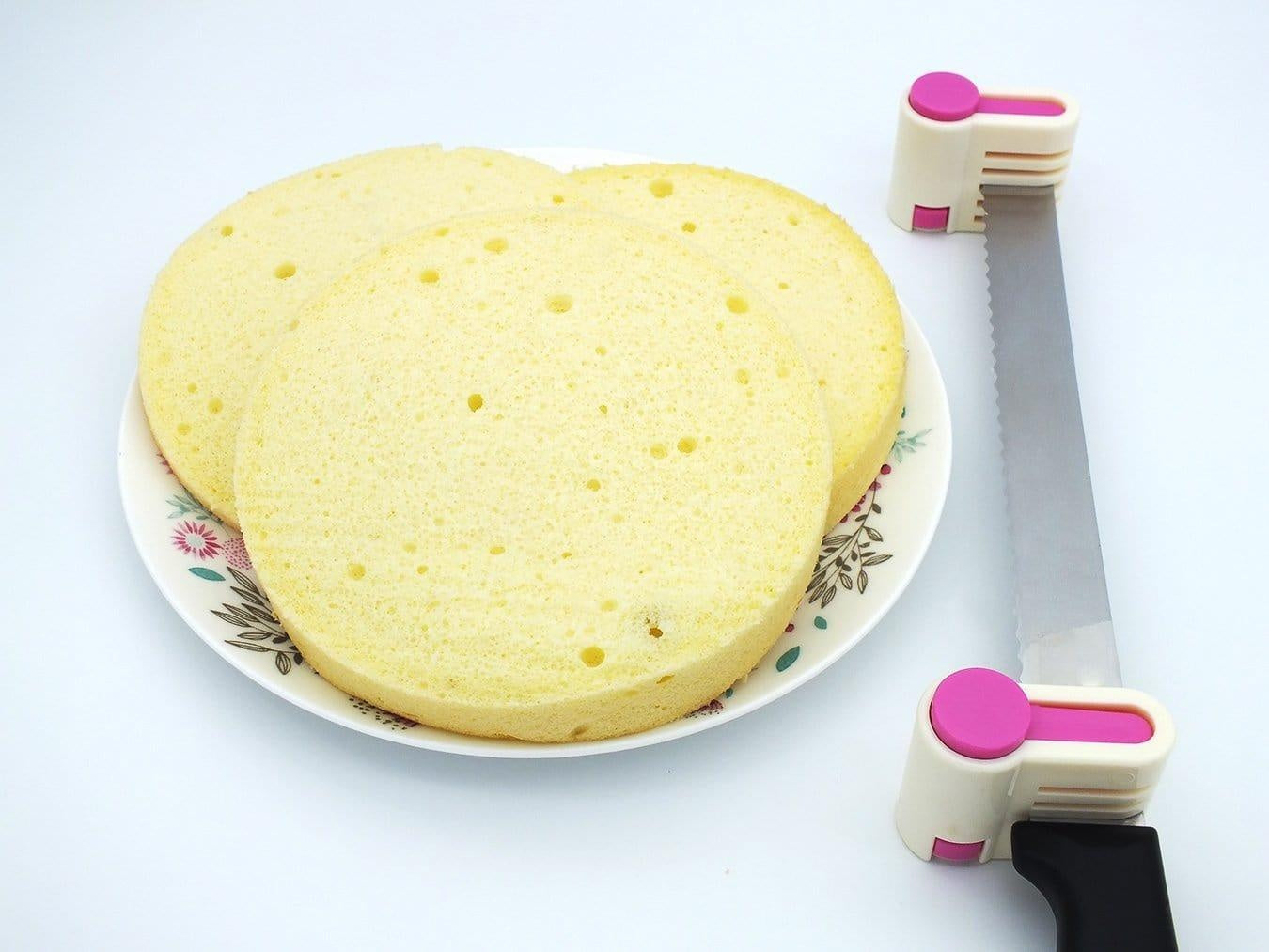 2-Piece Cake Slicer Set for Perfect Layering
