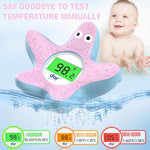 Sicheres Babybadthermometer mit Farbdisplay und Warnsystem