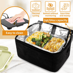 Electric Portable Food Warmer Lunch Box with 3-in-1 Plug