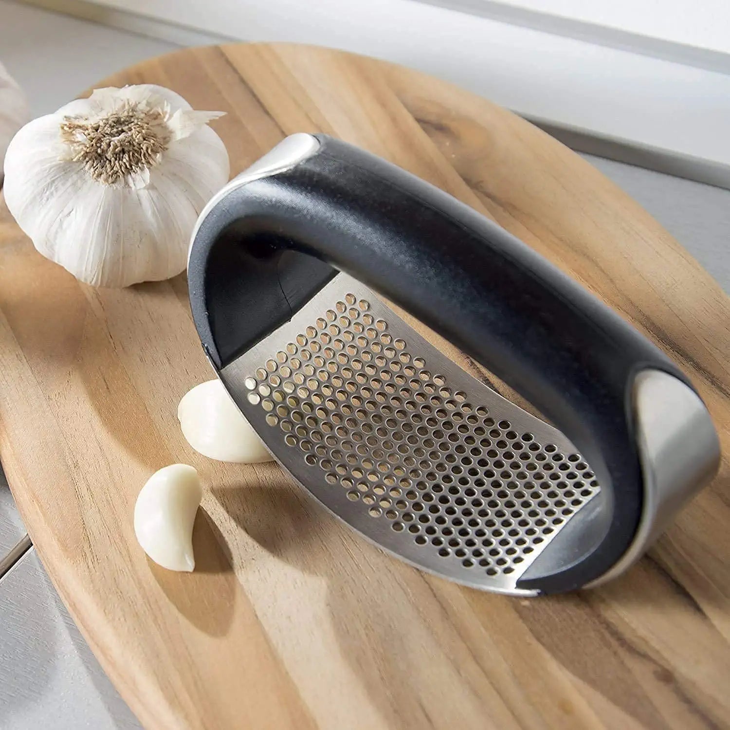 Effiziente Knoblauch- und Gemüsepressmaschine aus Edelstahl