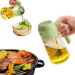 Praktische 2-in-1 Sprüh- und Ausgießflasche – 470 ml Glas