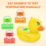 Sicheres Babybadthermometer mit Farbdisplay und Warnsystem