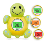 Sicheres Babybadthermometer mit Farbdisplay und Warnsystem