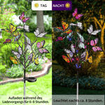 Solar-Schmetterlingslampe mit Farbwechsel-LEDs für den Garten
